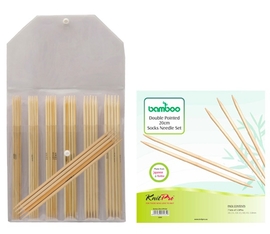 Набор чулочных бамбуковых спиц длиной 20 см KnitPro Bamboo. арт. 22545 — фото 1